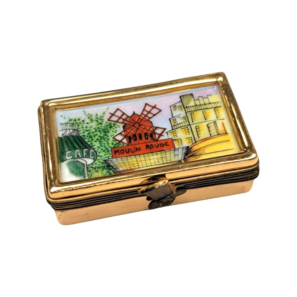 Moulin Rouge Paris Puzzle Limoges Box Figurine Collectible, view 6