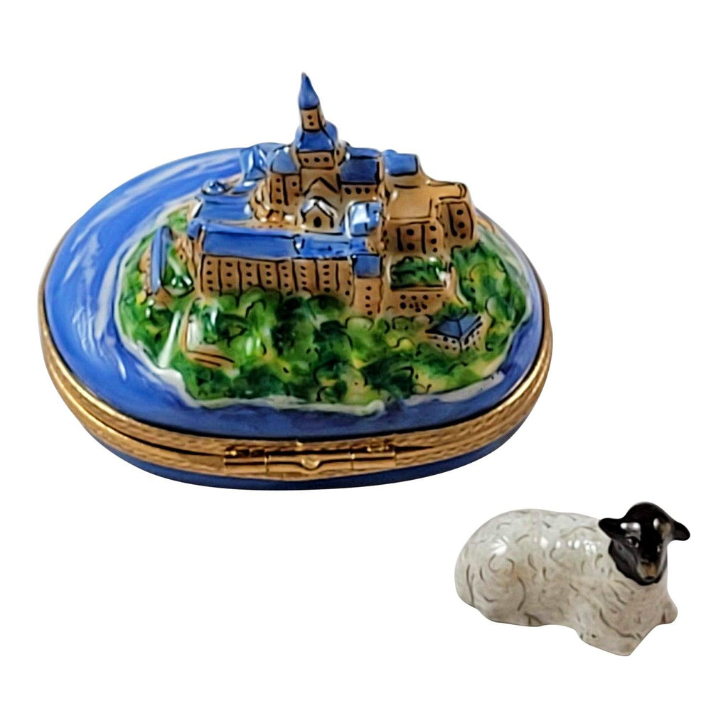 The Mount Saint Michele with Removable Lamb, a Limoges keepsake with true French charm
