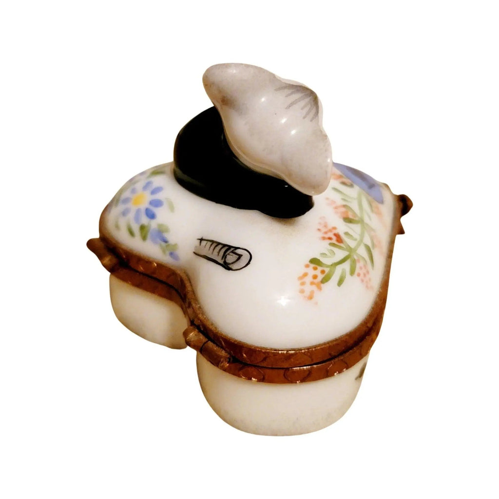 Serenade Musical Love Mouse Dating Heart Limoges Box, view 3