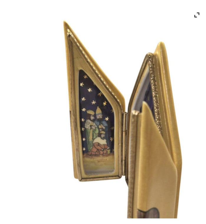 Nativity Triptych Limoges Box, view 3