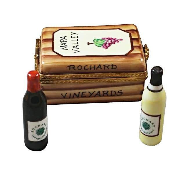 The painter's artistry shows on this Napa Valley Wine Crate Limoges box