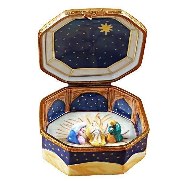 The Nativity Octagon, a Limoges keepsake with true French charm