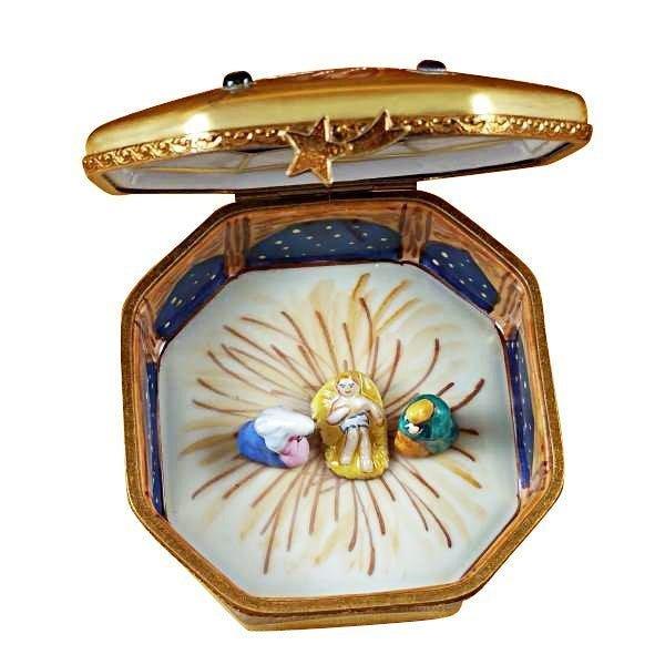 Nativity Octagon Limoges box, an heirloom-quality piece for collectors