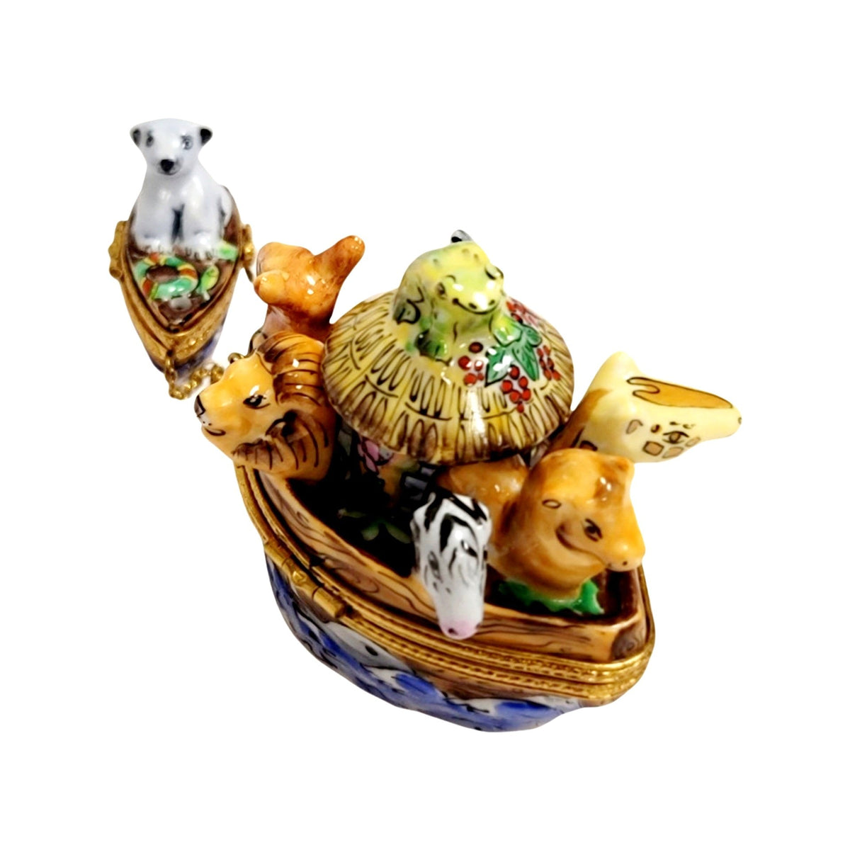 Noah's Ark Two Piece Limoges Box Figurine, view 4