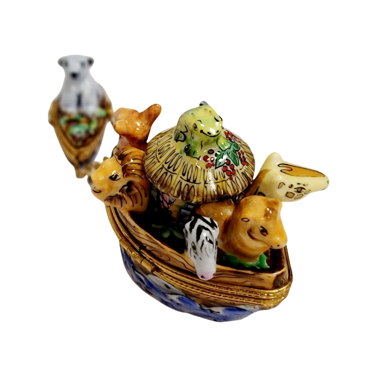 Noah's Ark Two Piece Limoges Box Figurine, view 8