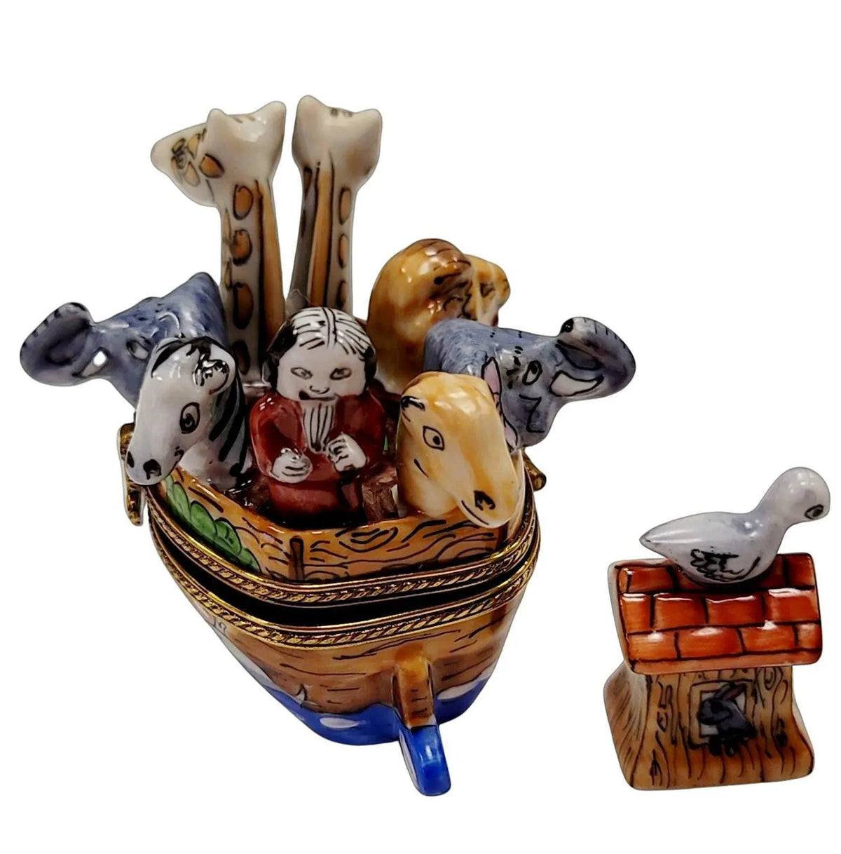 Noah's Ark Porcelain Limoges Box for Collectors Gift, view 11