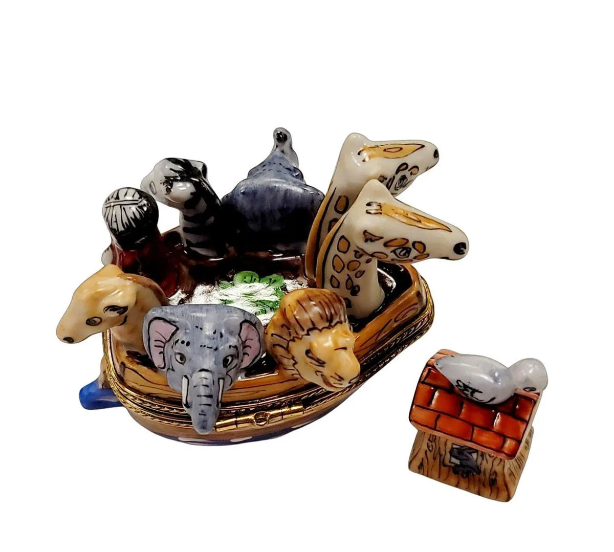 Noah's Ark Porcelain Limoges Box for Collectors Gift, view 12