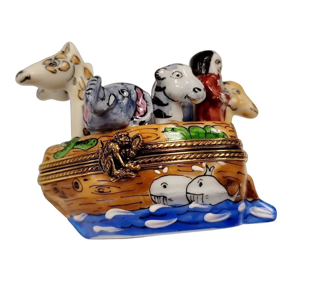 Noah's Ark Porcelain Limoges Box for Collectors Gift, view 6