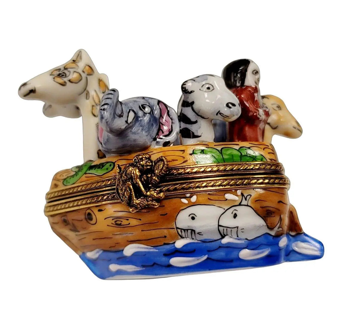 Noah's Ark Porcelain Limoges Box for Collectors Gift, view 6