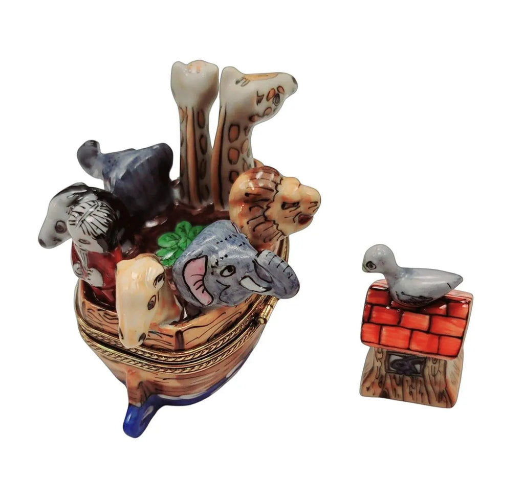 Noah's Ark Porcelain Limoges Box for Collectors Gift, view 8