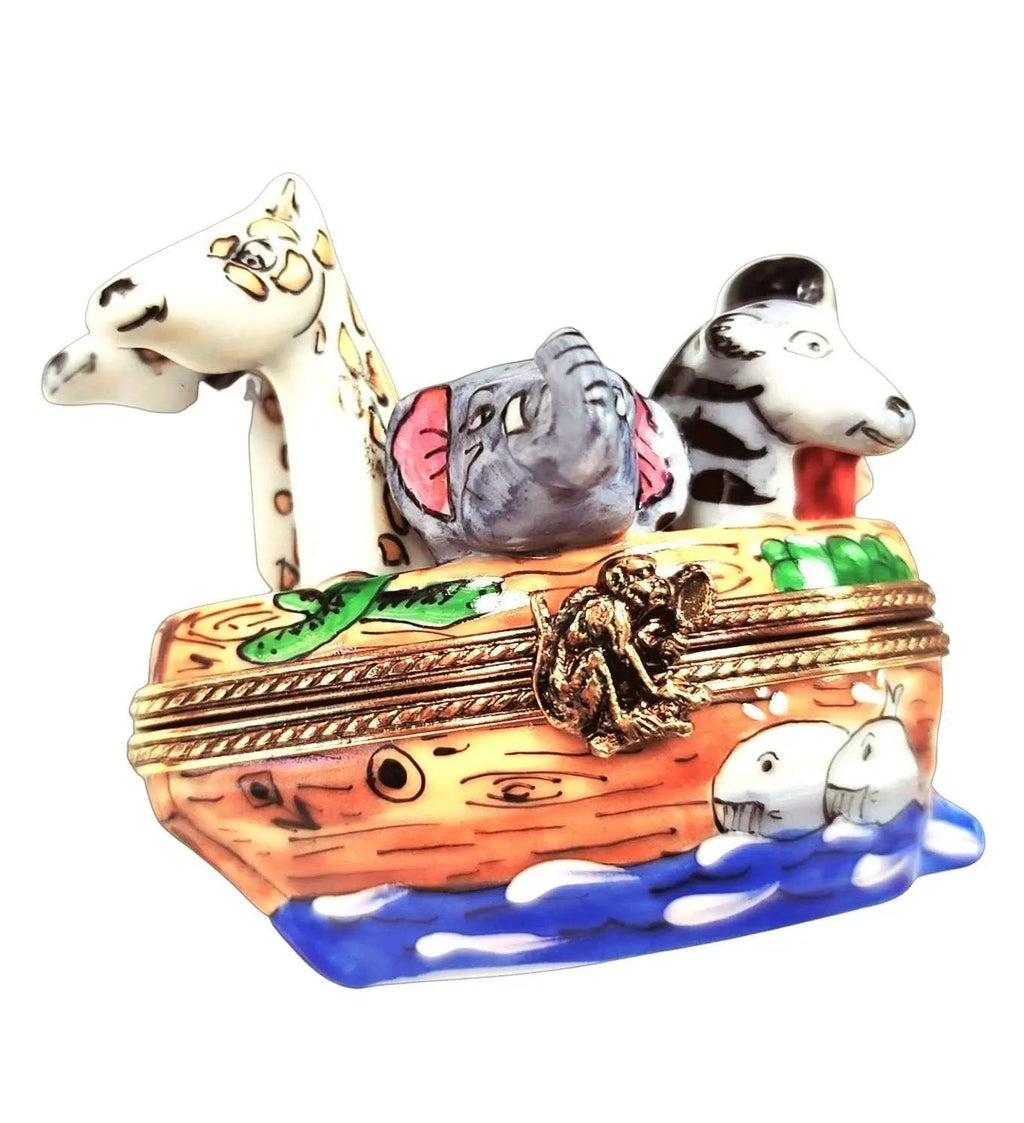Noah's Ark Porcelain Limoges Box for Collectors Gift, view 4