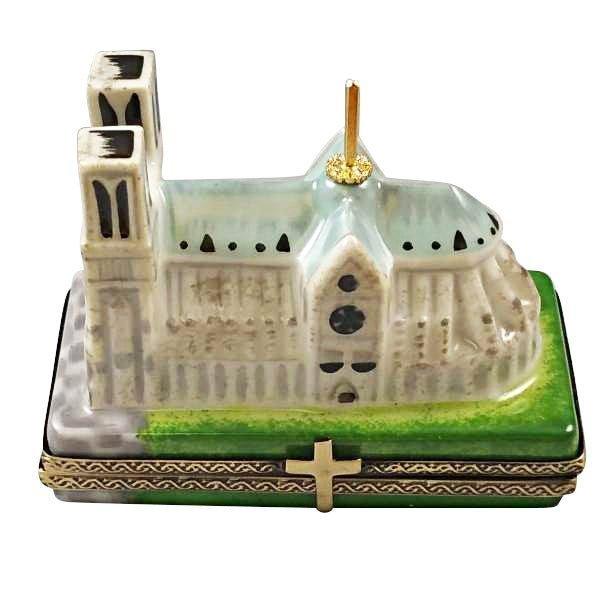 Genuine Rochard Notre Dame Limoges box painted by hand in France, from Limoges Boutique