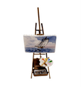 Ocean Sea Scene Easel Limoges Box for Art Lovers Gift, a hand-painted Limoges porcelain gift