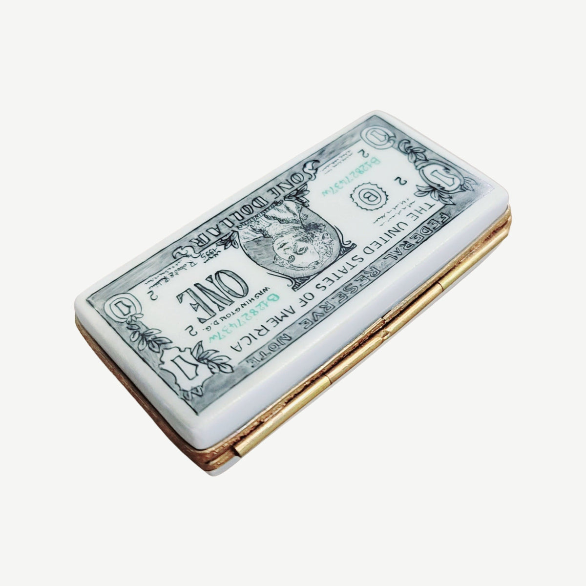 One Dollar Bill Limoges Box for Collectors, view 3