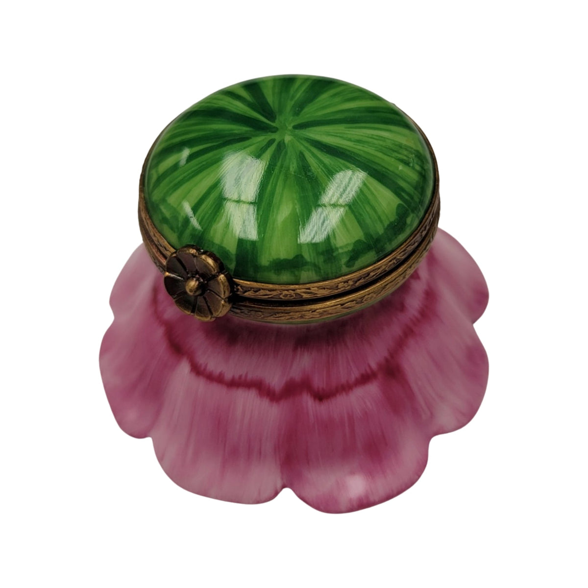 Open Flower Bud Limoges Box for Flower Lovers, view 3