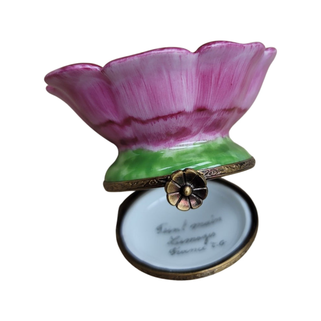 Open Flower Bud Limoges Box for Flower Lovers, view 5