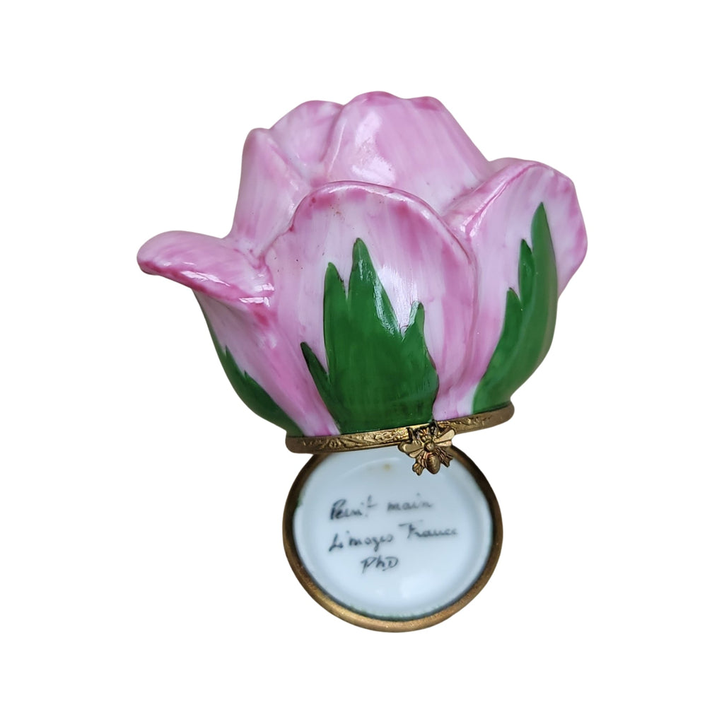 Open Rose Bud Limoges Box for Collectors, view 2