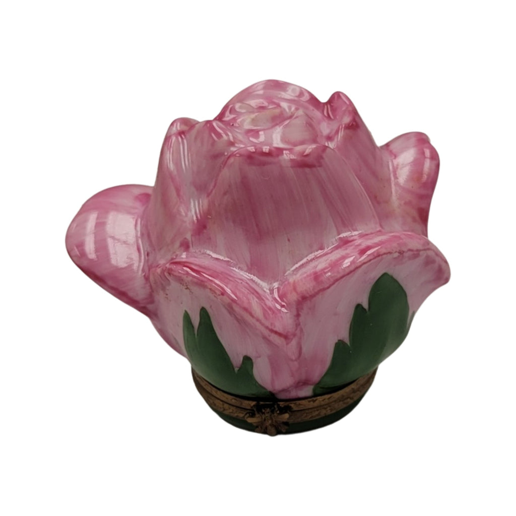 Open Rose Bud Limoges Box for Collectors, view 3