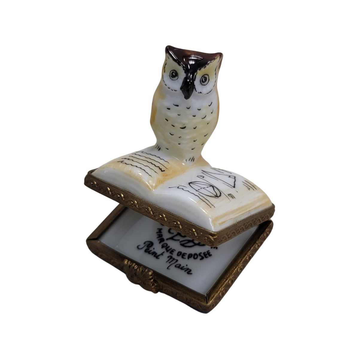 Gift idea for someone who loves France: Owl on Book Limoges box
