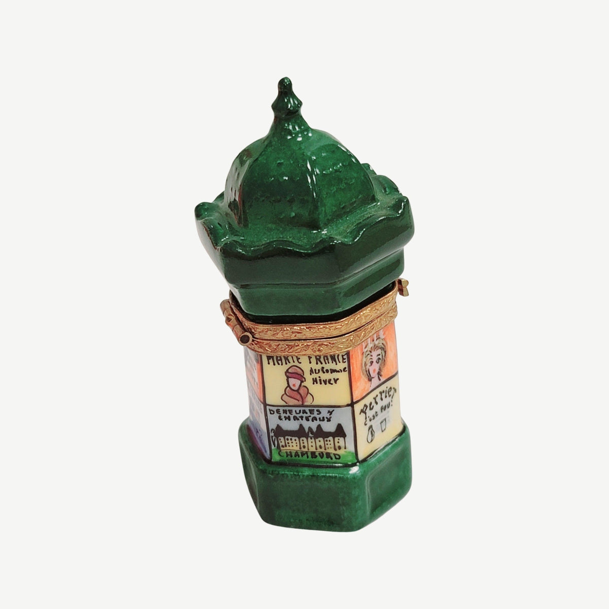 Paris Kiosk 6 Sides Limoges Box for Collectors Gift, view 5