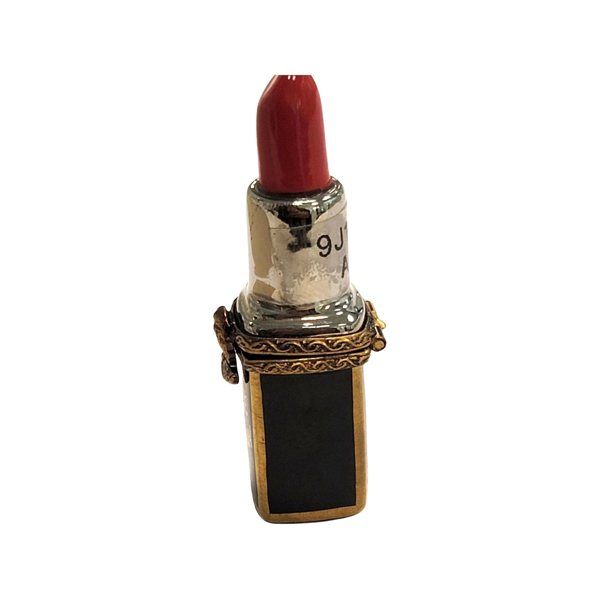 Passion Red Lipstick Limoges Box Figurine, view 4