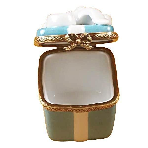 Pastel Blue Gift Box Limoges Box, view 2