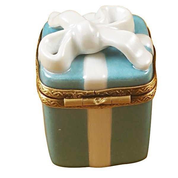 Pastel Blue Gift Box Limoges Box, view 3