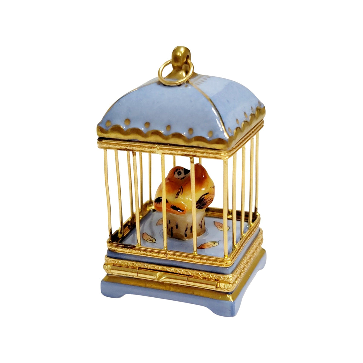 Pastel Blue Love Birds Cage for Romantic Gift, view 3