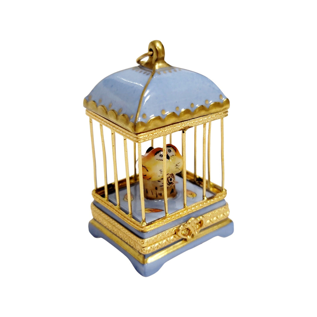 Pastel Blue Love Birds Cage for Romantic Gift, view 5