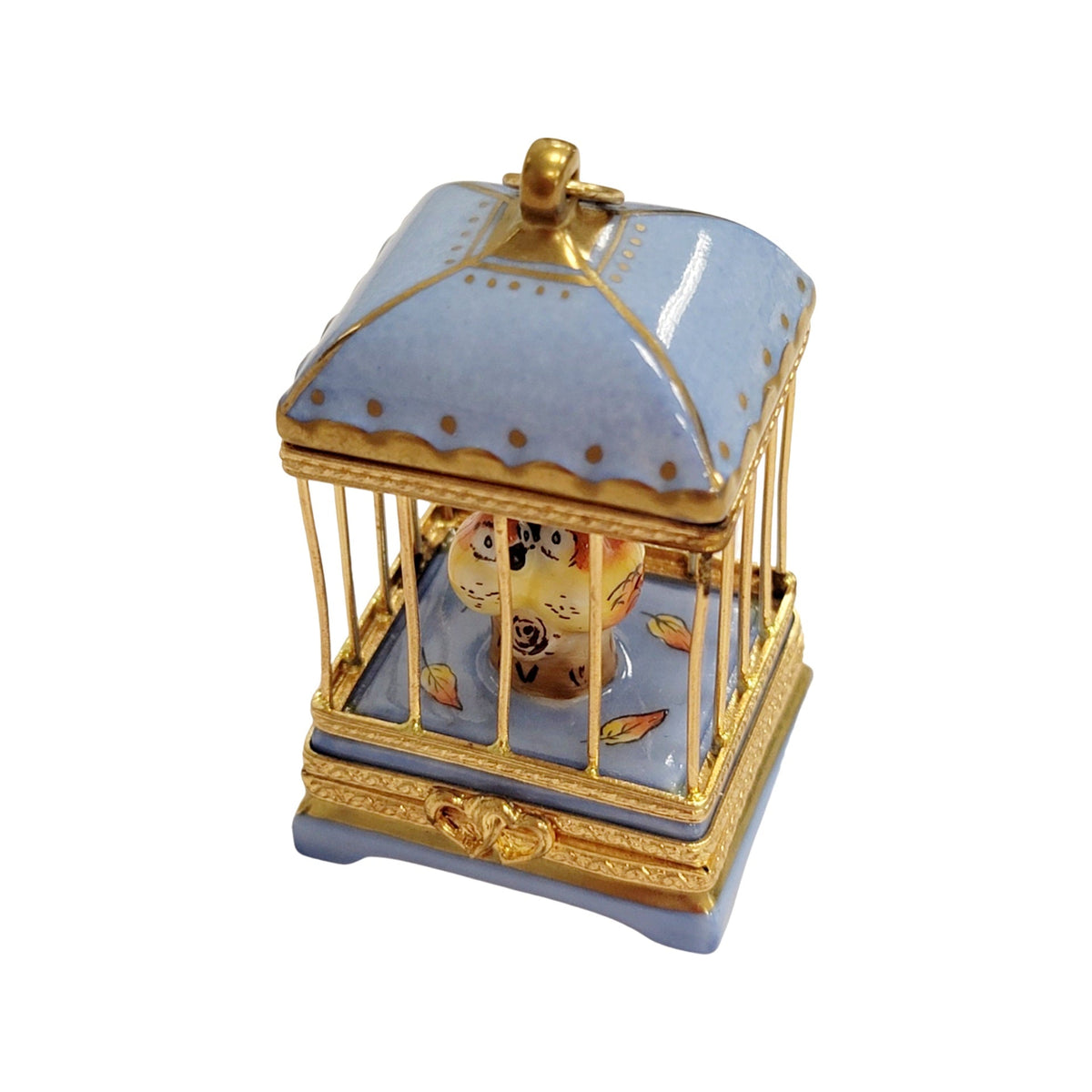 Pastel Blue Love Birds Cage for Romantic Gift, view 9