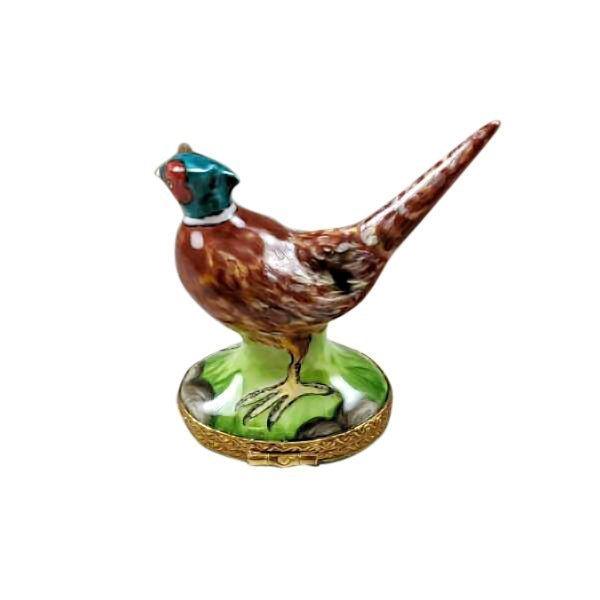 Pheasant Limoges Box Figurine Gift for Nature Lovers, view 5
