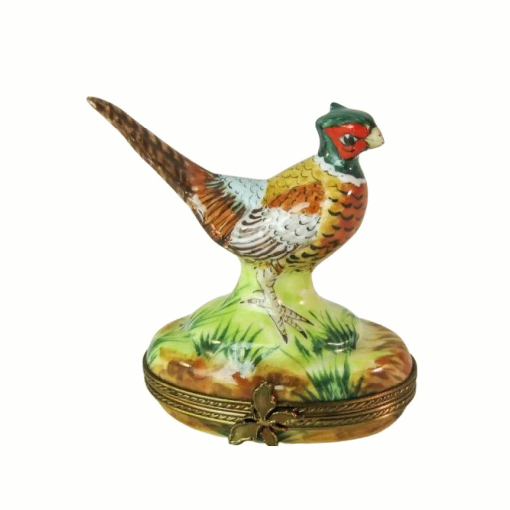 Authentic Pheasant Limoges box, hand-painted in France, from Limoges Boutique