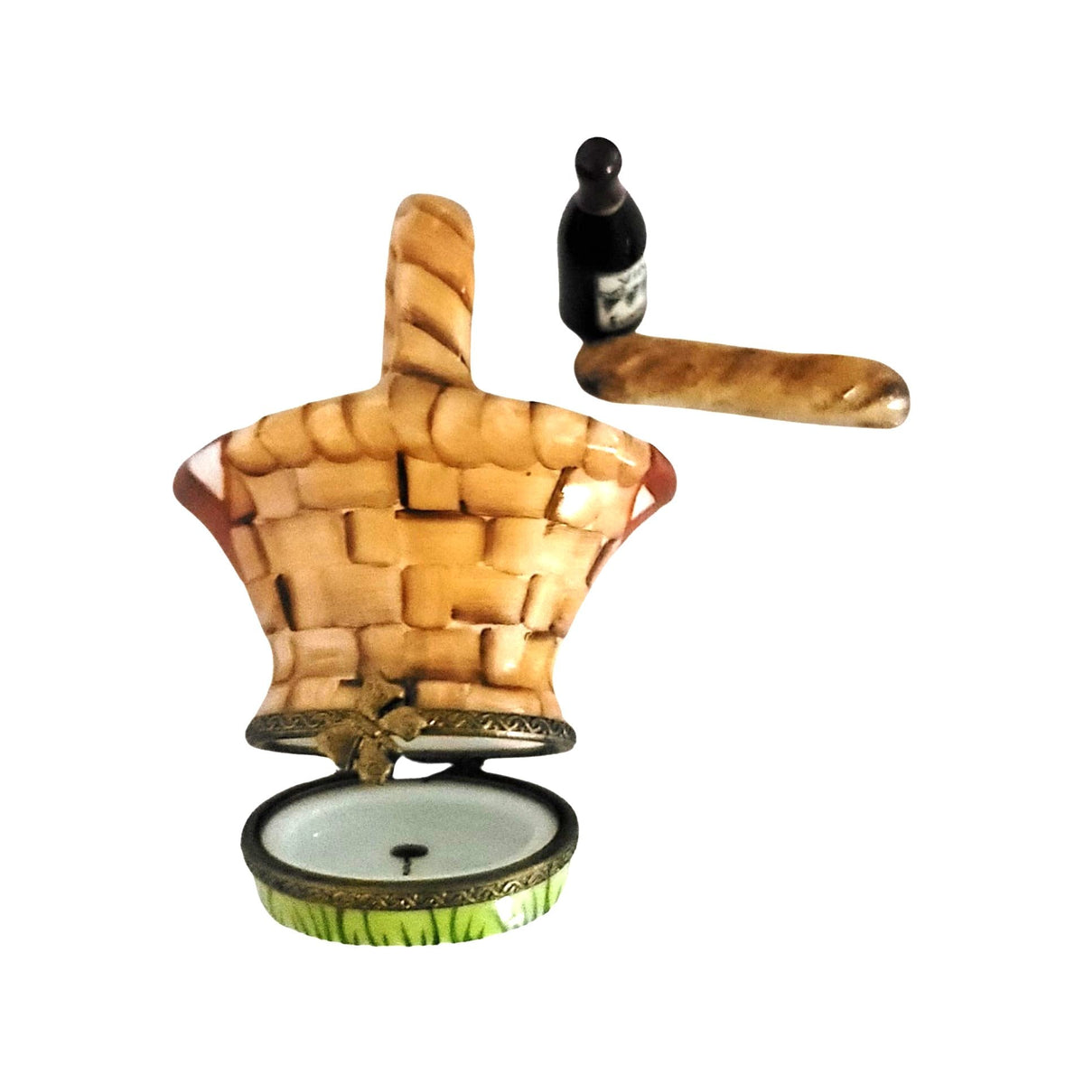 Picnic Basket Wine Bread Limoges Box, view 6
