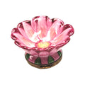 Pink Open Flower Bud Limoges Box, a hand-painted Limoges porcelain gift