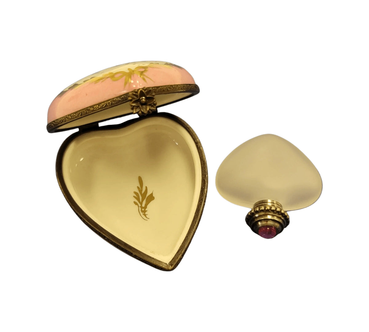Pink Heart Perfume Bottle Inside Box, view 9