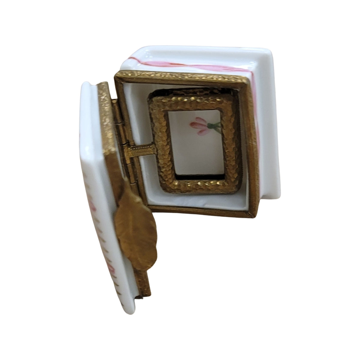 Pink Ribbon Book w Picture Frame, view 2