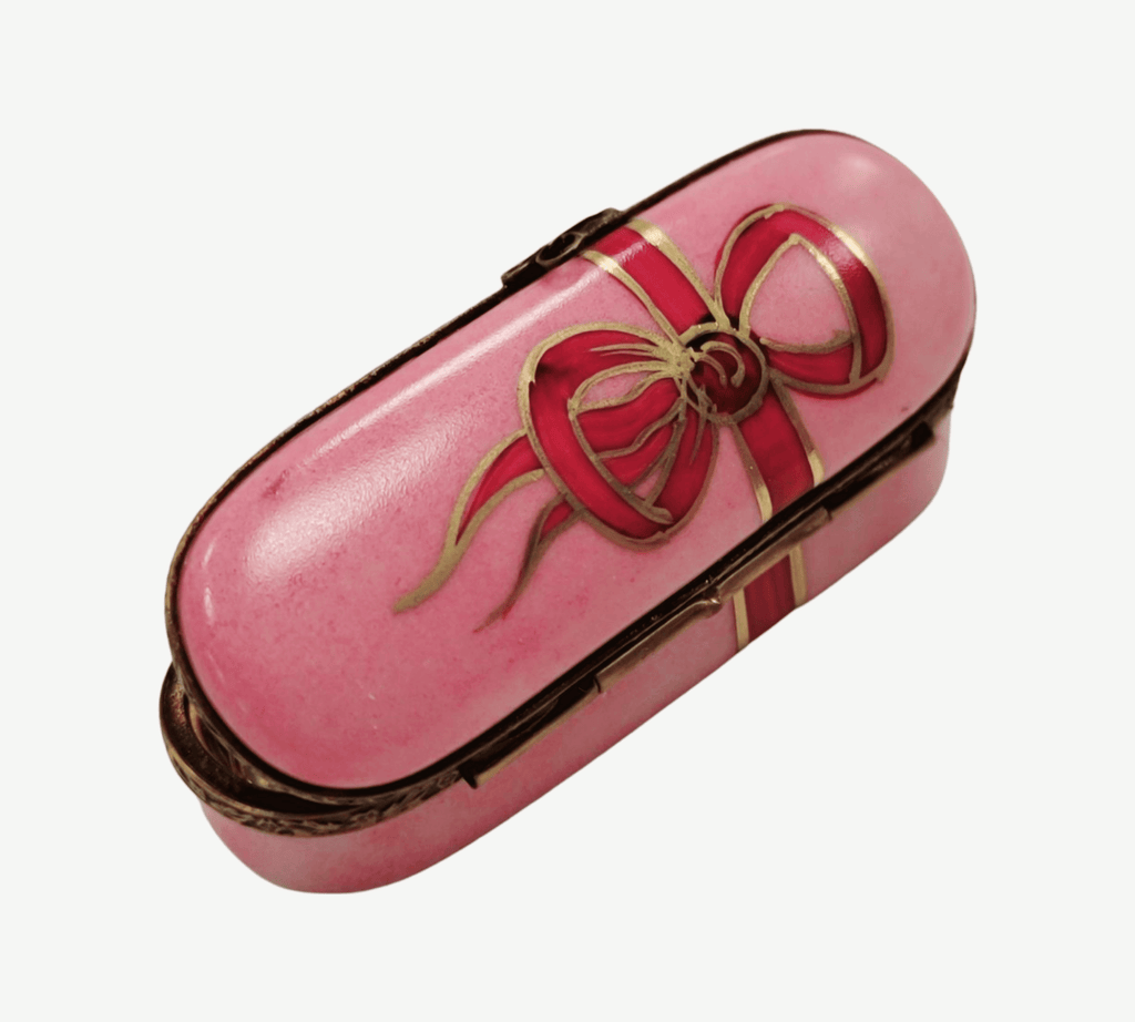 Single Stem Rose Pink Limoges Box, view 4
