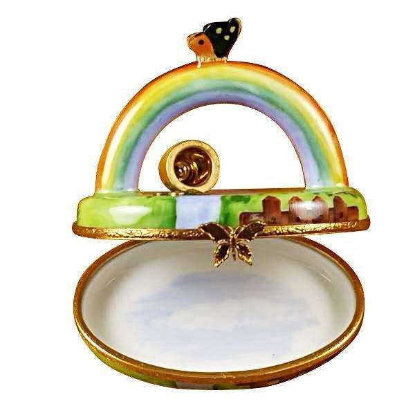 Pot of Gold at the End of the Rainbow Limoges Box Gift, view 2