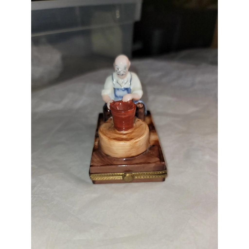 Pottery Maker Art Large Limoges Box, view 10