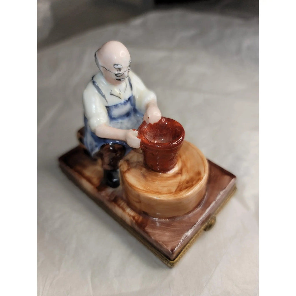 Pottery Maker Art Large Limoges Box, view 12