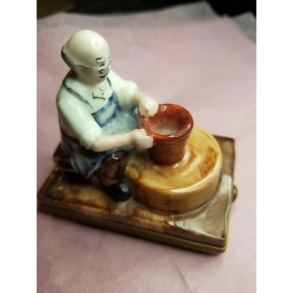 Pottery Maker Art Large Limoges Box, view 3