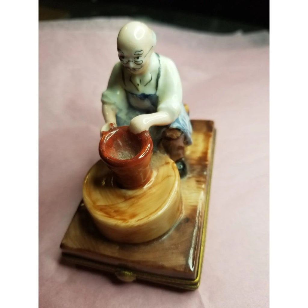 Pottery Maker Art Large Limoges Box, view 8