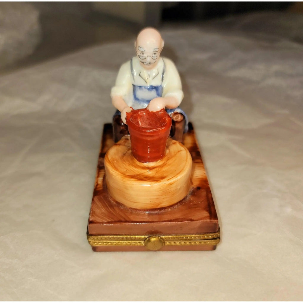 Pottery Maker Art Large Limoges Box, view 9