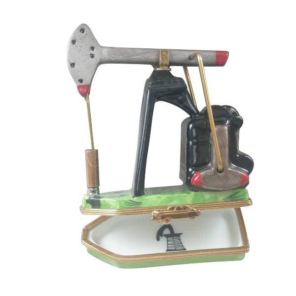 Pump Jack Limoges Box Gift for Collectors, view 2