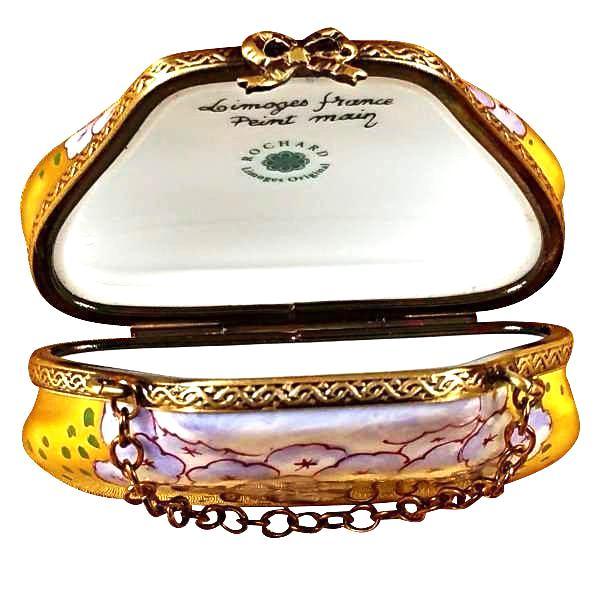 Purse Hydrangea Limoges Box for Elegant Gifting, view 2