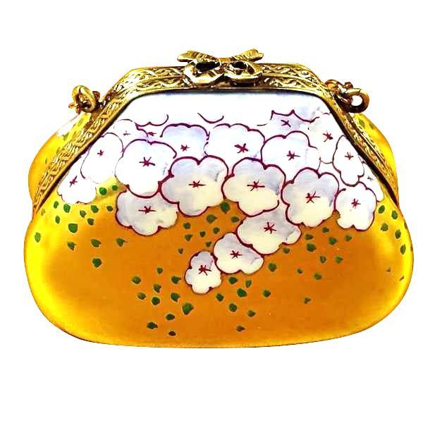 Purse Hydrangea Limoges Box for Elegant Gifting, view 3