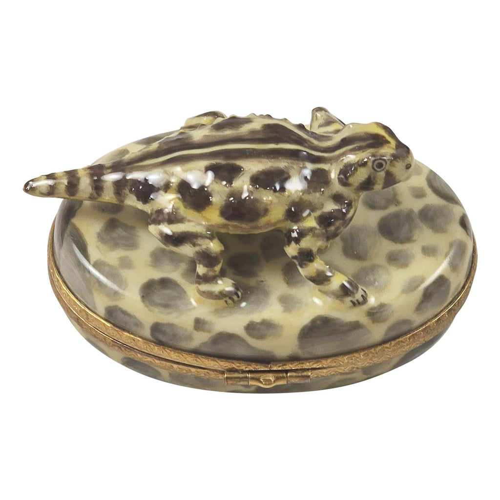 Limoges Boxes Horned Toad Turtle Trinket Box, view 3