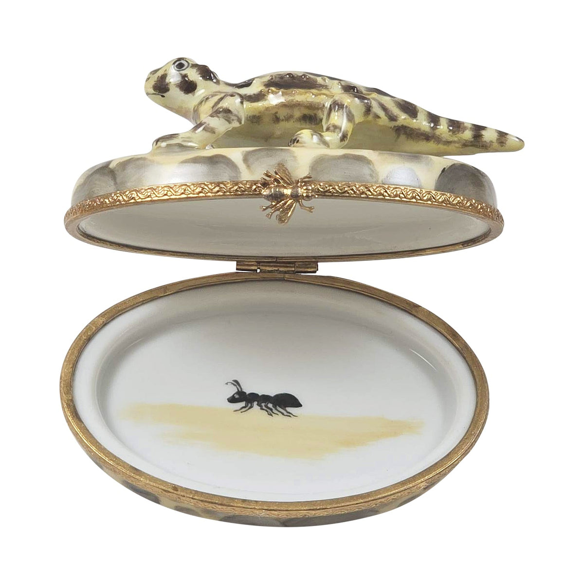 Limoges Boxes Horned Toad Turtle Trinket Box, view 2