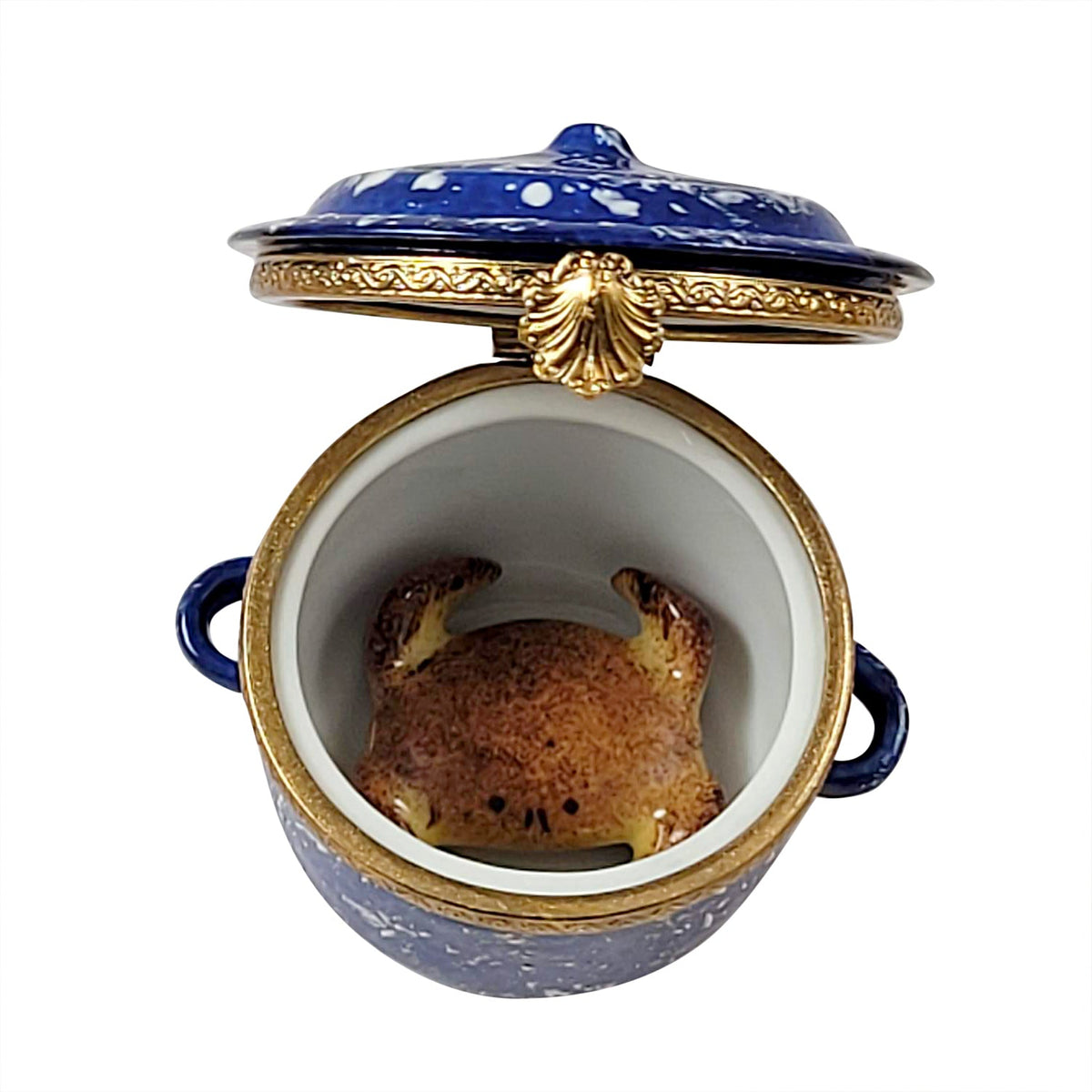 Crab in Pot Limoges Box for Collectors, view 3
