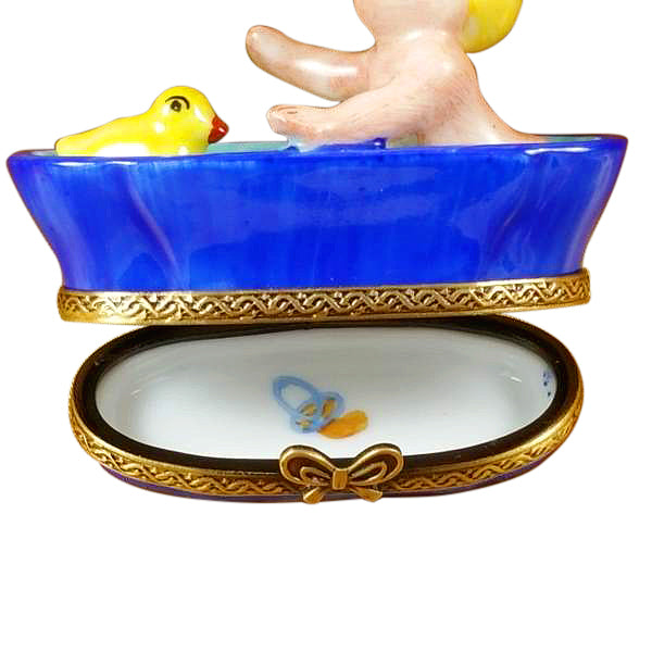 Baby in Tub Limoges Box for New Parents, view 2